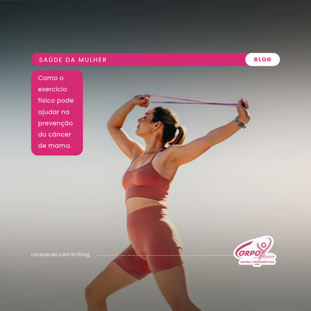 O exercício físico e a prevenção do câncer de mama são temas importantes quando falamos sobre saúde da mulher, qualidade de vida e bem-estar. Além de contribuir para a disposição, o controle do peso e a saúde cardiovascular, a prática regular de atividades físicas está associada à redução do risco de desenvolver câncer de mama.